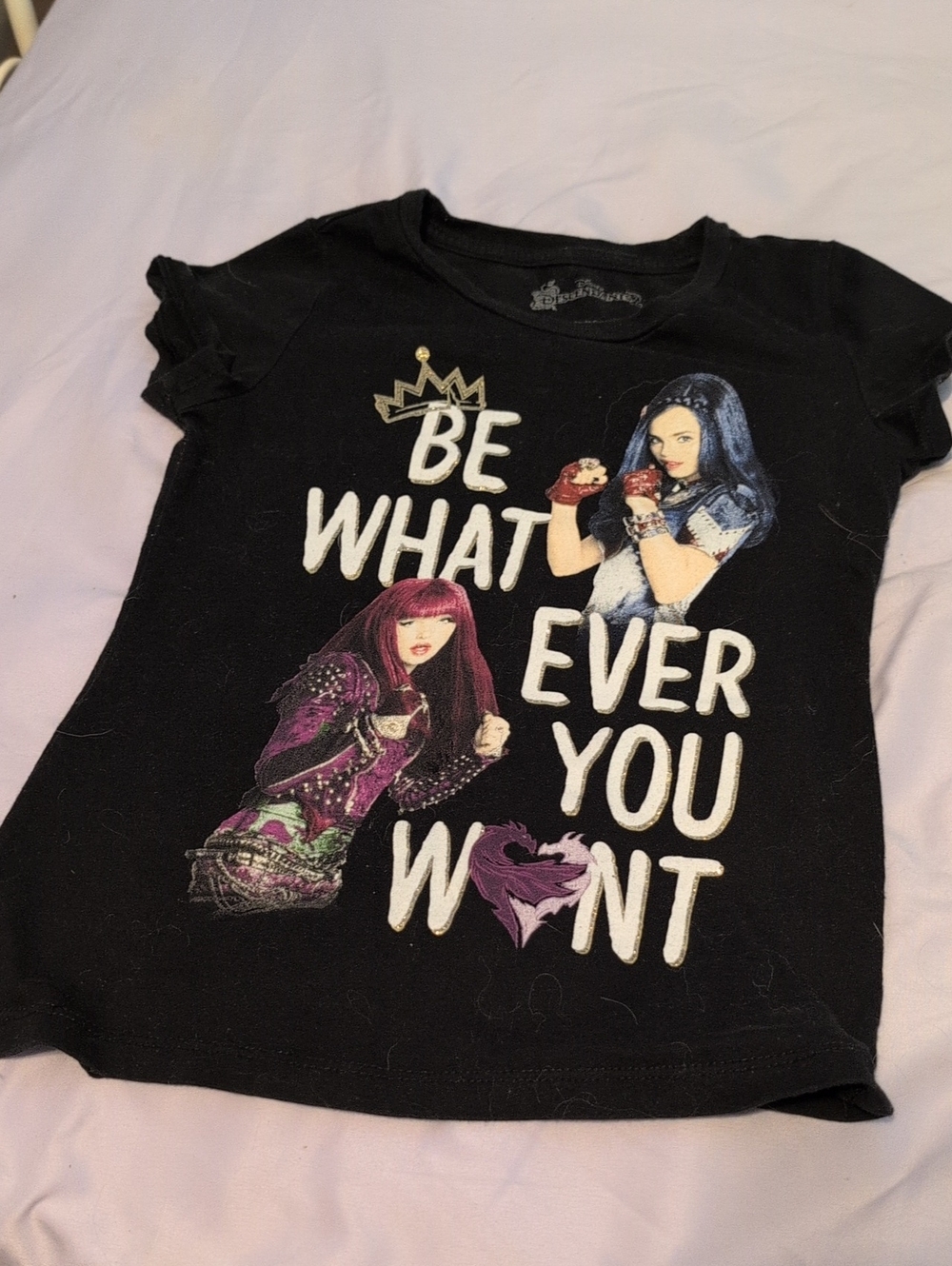 Disney Black Short-Sleeve Descendants Shirt